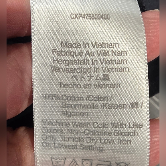 Madewell Signature Poplin Crop Shirt In Black Size XS - Picture 6 of 7